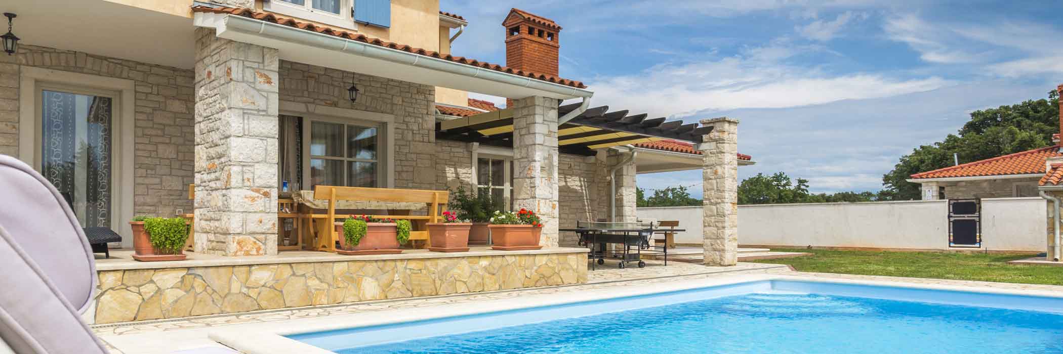 A beautiful villa in the sun